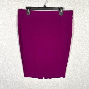 Torrid Skirt 1X‎ Midi Studio Luxe Ponte Pencil Jersey Secretary Fuchsia Career